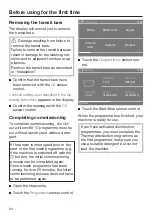 Preview for 24 page of Miele PWM 908 Operating And Installation Instructions