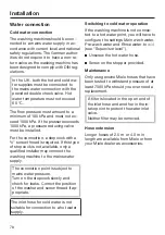 Preview for 78 page of Miele PWM 908 Operating And Installation Instructions