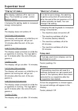 Preview for 88 page of Miele PWM 908 Operating And Installation Instructions