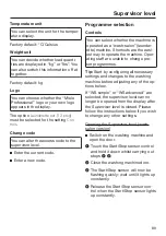 Preview for 89 page of Miele PWM 908 Operating And Installation Instructions