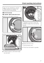 Предварительный просмотр 27 страницы Miele PWT 6089 Vario Operating And Installation Instructions