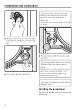 Предварительный просмотр 78 страницы Miele PWT 6089 Vario Operating And Installation Instructions