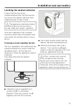 Предварительный просмотр 79 страницы Miele PWT 6089 Vario Operating And Installation Instructions