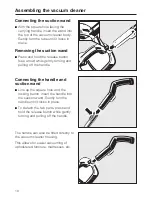 Preview for 10 page of Miele S 190 Operating Instructions Manual