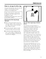 Preview for 19 page of Miele S 190 Operating Instructions Manual