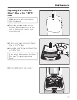 Preview for 23 page of Miele S 190 Operating Instructions Manual