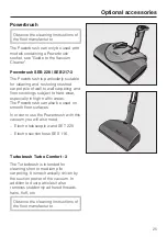 Preview for 25 page of Miele S 2000 Operating Instructions Manual