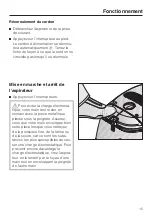 Preview for 47 page of Miele S 2000 Operating Instructions Manual