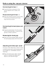 Предварительный просмотр 10 страницы Miele S 2001 Operating Instructions Manual