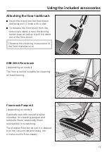 Предварительный просмотр 13 страницы Miele S 2001 Operating Instructions Manual