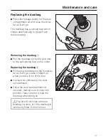 Preview for 17 page of Miele S 2110 Operating Instructions Manual