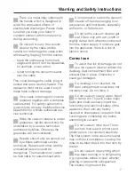 Preview for 7 page of Miele S 240 series Operating Instructions Manual