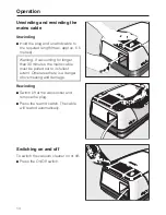 Preview for 14 page of Miele S 240 series Operating Instructions Manual