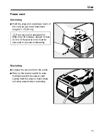 Preview for 15 page of Miele S 246i Operating Instructions Manual