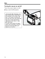 Preview for 16 page of Miele S 246i Operating Instructions Manual