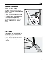 Preview for 19 page of Miele S 246i Operating Instructions Manual