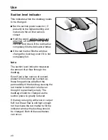 Preview for 20 page of Miele S 246i Operating Instructions Manual