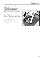 Preview for 23 page of Miele S 246i Operating Instructions Manual