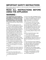 Preview for 2 page of Miele S 247 i Operating Instructions Manual