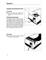 Preview for 16 page of Miele S 247 i Operating Instructions Manual