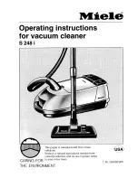 Miele S 248 i Operating Instructions Manual preview