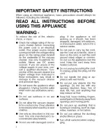 Preview for 2 page of Miele S 248 i Operating Instructions Manual