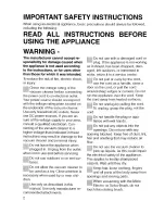 Preview for 2 page of Miele S 251i Operating Instructions Manual