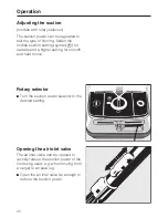 Preview for 22 page of Miele S 300i Operating Instructions Manual