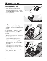 Preview for 26 page of Miele S 300i Operating Instructions Manual