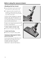 Preview for 18 page of Miele S 4000 Operating Instructions Manual