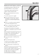 Предварительный просмотр 17 страницы Miele S 4002 Operating Instructions Manual