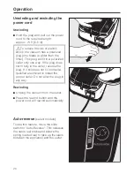 Preview for 20 page of Miele S 500 - S 548 Operating Instructions Manual