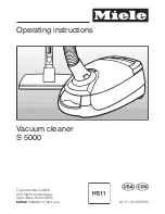 Miele S 5000 Operating Instructions Manual preview