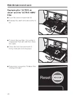 Preview for 28 page of Miele S 556 Operating Instructions Manual