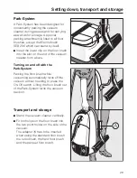 Предварительный просмотр 29 страницы Miele S 558 Operating Instructions Manual