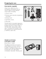 Preview for 12 page of Miele S 560 series Operating Instructions Manual