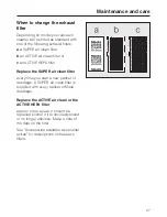 Preview for 27 page of Miele S 560 series Operating Instructions Manual