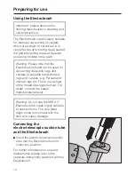 Preview for 12 page of Miele S 5981 Operating Instructions Manual