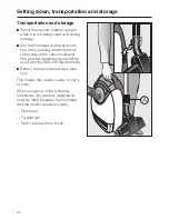 Preview for 22 page of Miele S 5981 Operating Instructions Manual