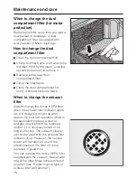 Preview for 26 page of Miele S 5981 Operating Instructions Manual