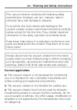 Preview for 25 page of Miele S 6210 Operating Instructions Manual