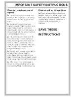 Preview for 7 page of Miele S 700 series Operating Instructions Manual