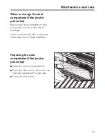 Preview for 29 page of Miele S 700 series Operating Instructions Manual