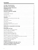 Preview for 2 page of Miele S 758 Operating Instructions Manual