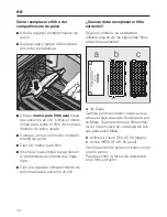 Предварительный просмотр 72 страницы Miele S 8000 Operating Instructions Manual