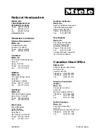 Preview for 12 page of Miele S184 Operating Instructions Manual