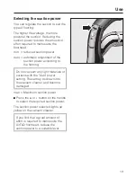 Preview for 19 page of Miele S6730 Operating Instructions Manual