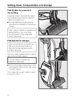 Preview for 22 page of Miele S6730 Operating Instructions Manual