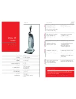 Preview for 2 page of Miele S7580 Specifications