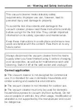 Preview for 23 page of Miele S770 Operating Instructions Manual